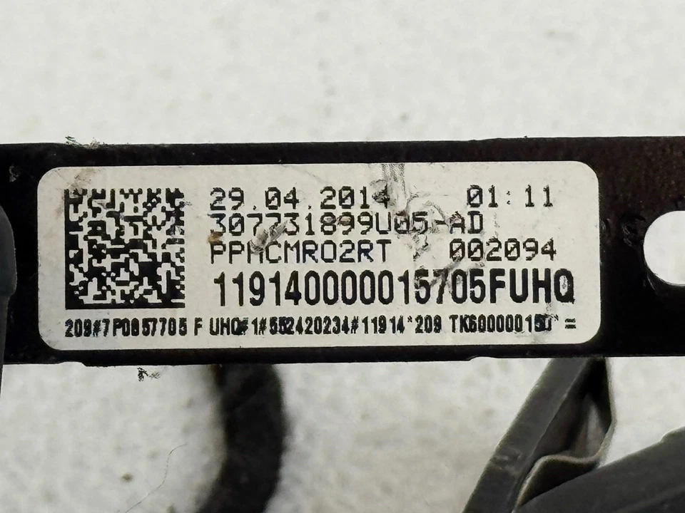 11-14 Volkswagen Touareg cinturón de seguridad delantero izquierdo lado conductor retractor fabricante original Foto 2 de 3