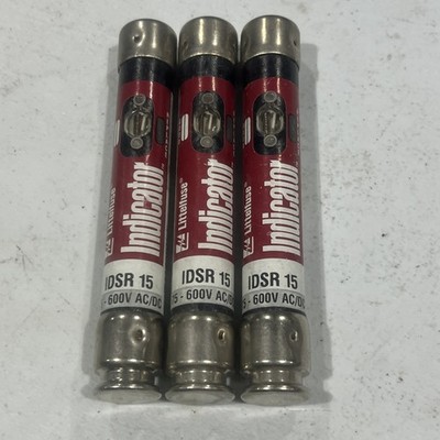  Littelfuse IDSR15 15A 600V Fuses, Lot(13), New Free Shipping 