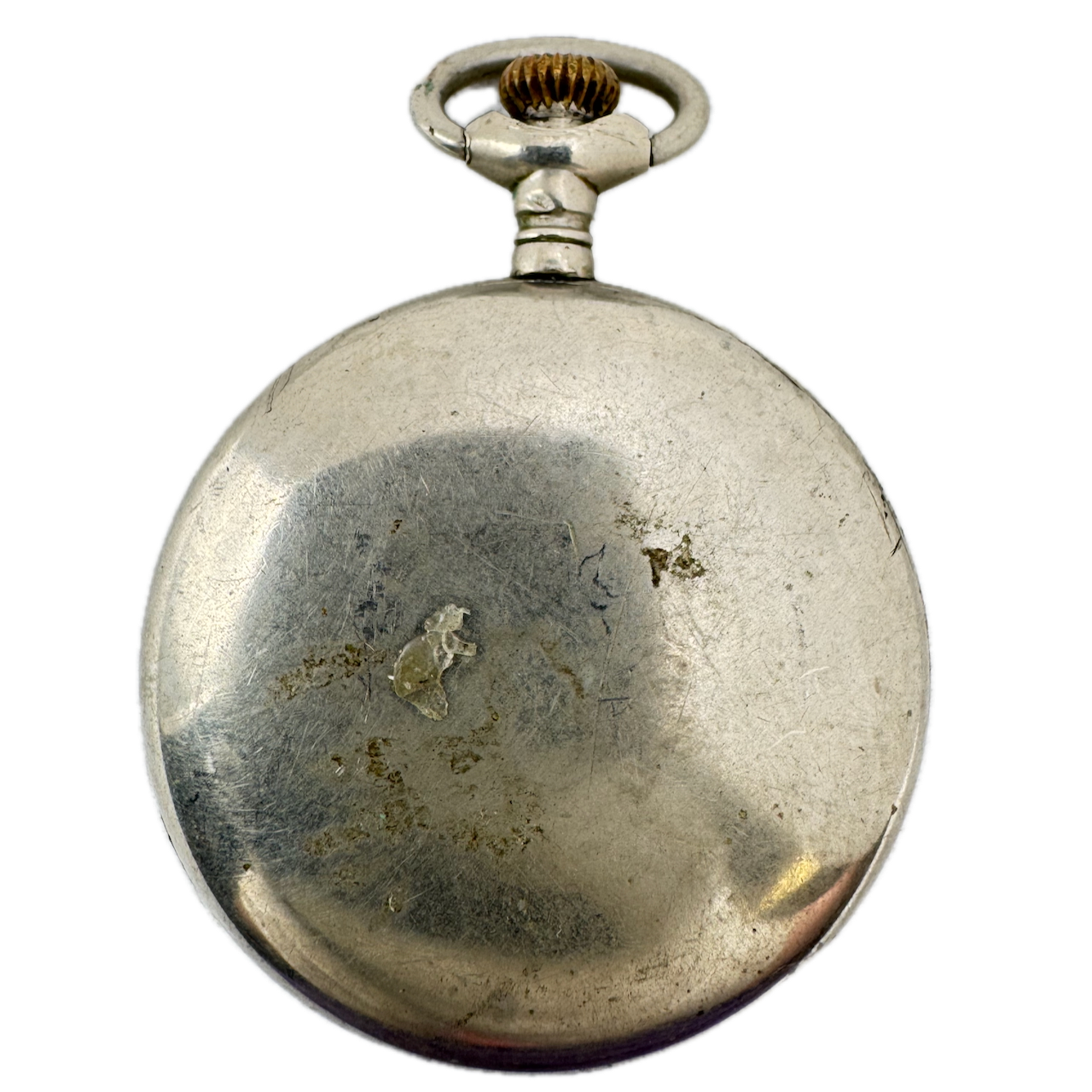 Antique 18s Philadelphia Coin Edge Open Face Pocket Watch Case Silverode USA