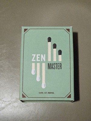 ZEN MASTER Card Game by Helvetiq ''Game. Set. Match.'' (For 3-5 Players) Unplayed