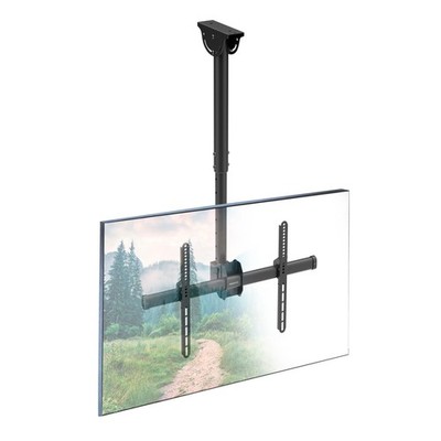 Mount-It TV Ceiling Mount Bracket, Adjustable Height Full Motion 360 Deg Rota...