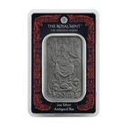Odin 1oz Antiqued Silver Minted Bullion Bar - Limited to 500 bars worldwide