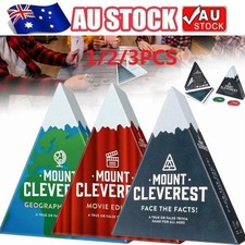MOUNT CLEVEREST - Original Edition True or False Trivia GameFun Family Card Game
