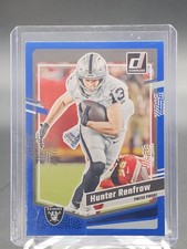 HUNTER RENFROW 2023 DONRUSS PRESS PROOF BLUE #175 LAS VEGAS RAIDERS Q5939