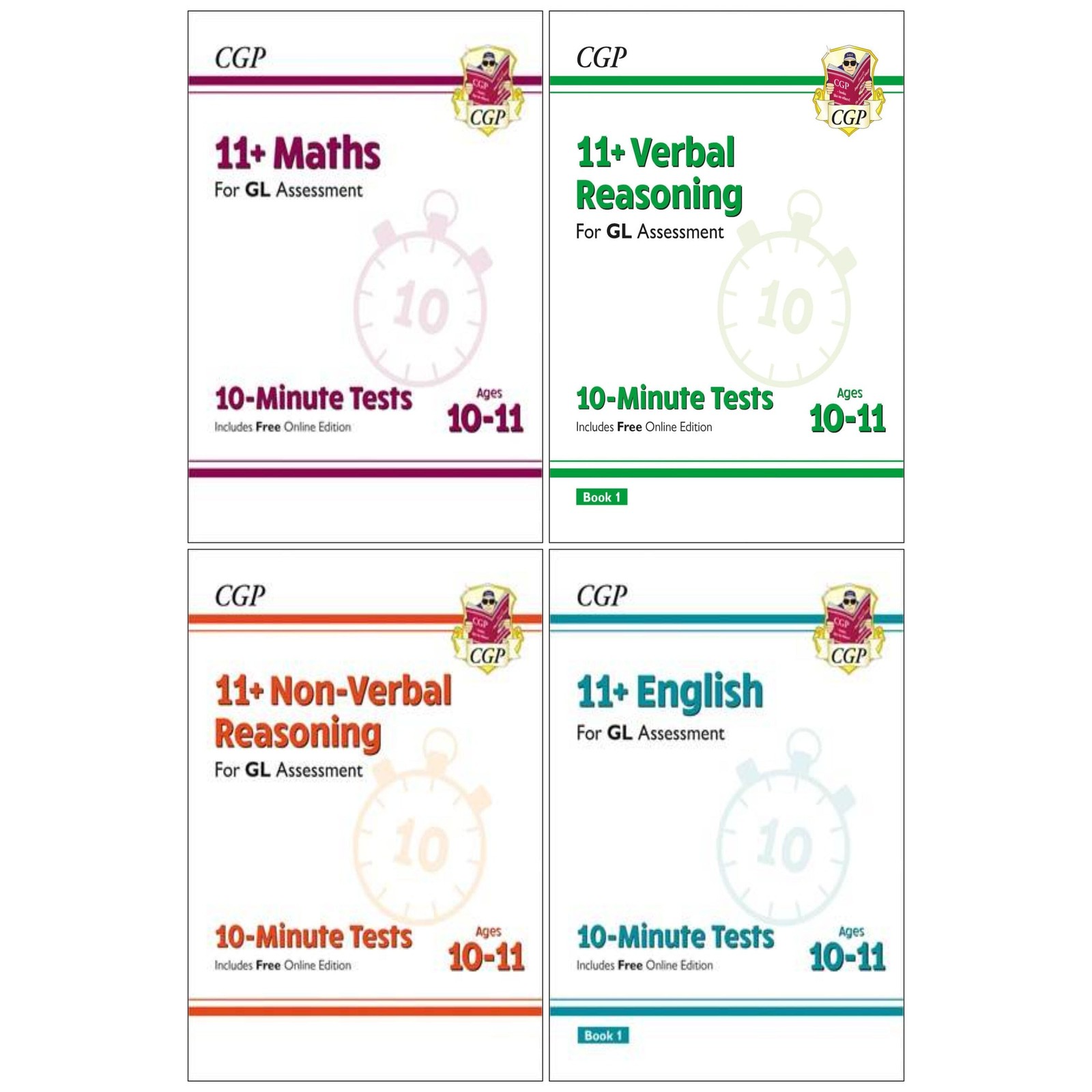 CGP 11+ 10-Minute Tests For GL Assessment 4 Books Collection Set-Ages 10-11 -PB - Image 3