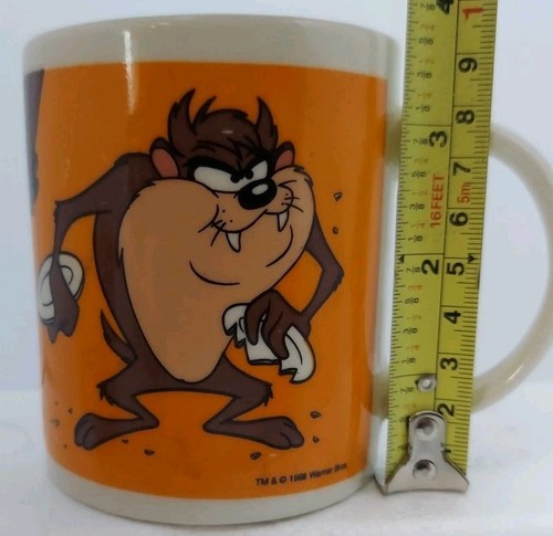 Warner Bros. Looney Tunes Taz Tasmanian Devil coffee mug cup By Gibson 1996 - Picture 2 of 8