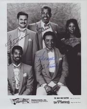 THE PLATTERS - INSCRIBED PRINTED PHOTOGRAPH SIGNED IN INK WITH CO-SIGNERS