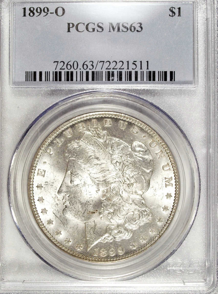 ★19世紀発行★ PCGS 1899-O MS63 モルガン 銀貨 MS 63 Graded 1899 Year Morgan US Dollars (1878-1921) for sale | eBay