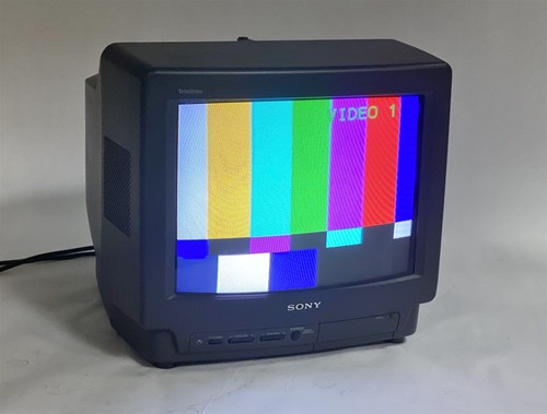 Sony KV-13TR28 Trinitron 13" Vintage Retro Gaming CRT Color TV *No Remote*