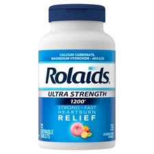 ROLAIDS Ultra Strength Chewable Antacid Tablets 72ct FRUIT  3 pack 