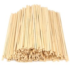 500 PCS 15.75 Inch Bamboo Sticks, Wooden Craft Sticks, Wood Sticks for Craft,...