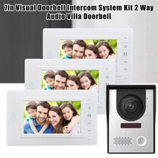7'' Video Doorbell Intercom System, Smart Doorbell Home Video Door Entry System