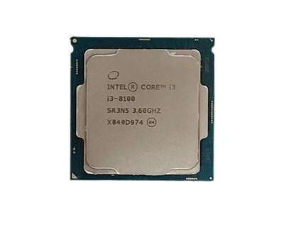 Intel Core i3-8100 SR3N5 3.60GHz FCLGA1151 Desktop CPU Processor