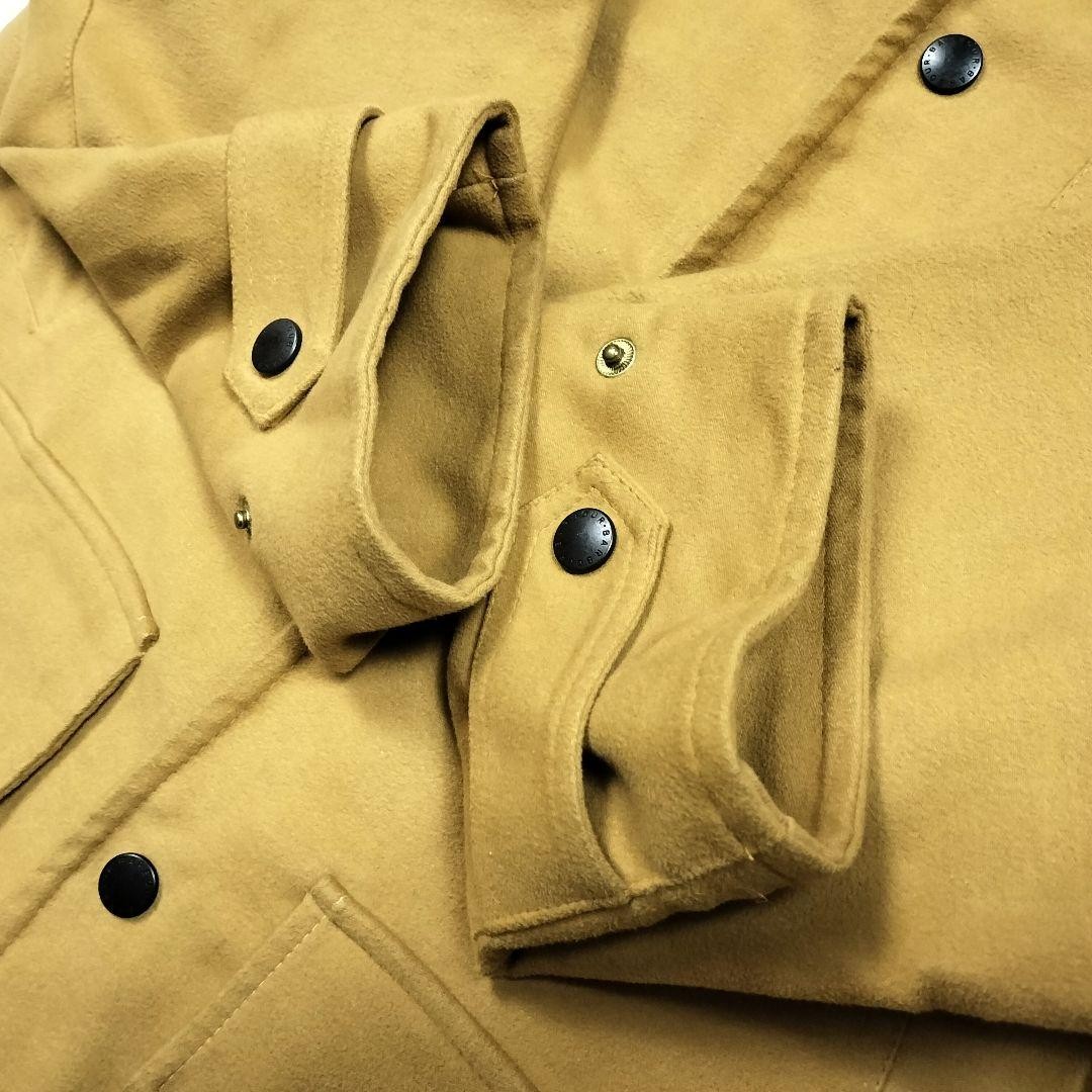 Barbour moleskin Jacket Blouson Coat Men Size L Camel Brown 1999