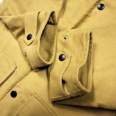 Barbour moleskin Jacket Blouson Coat Men Size L Camel Brown 1999