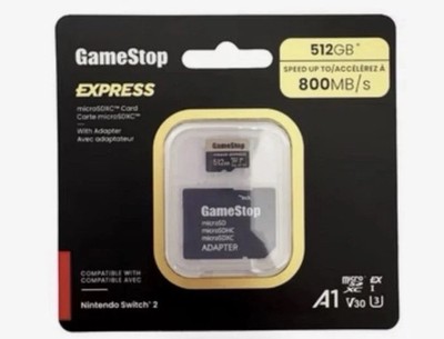 GameStop 512GB Express Micro SD Card for Nintendo Switch 2 - BRAND NEW