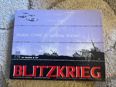 Blitzkrieg (1965) Avalon Hill Boardgame