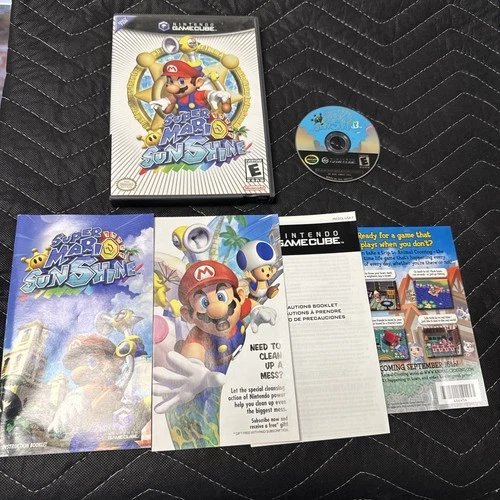 Super Mario Sunshine (Nintendo GameCube, 2002) Complete