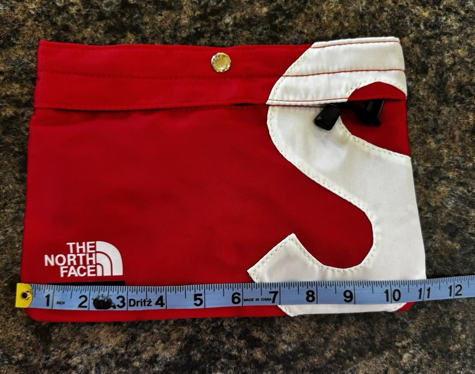 The North Face Supreme x S Logo Shoulder Bag Red White - Image 3 of 4
