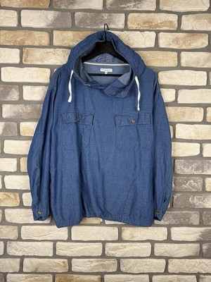 Engineered Garments Mens Light Jacket Anorak Size S Blue Color 
