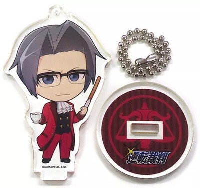 Ace Attorney Reiji Mitsurugi Acryl Ständer Sammelkarte 2-Wege Limited Edition