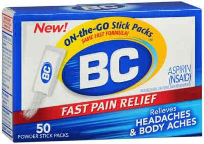 BC Fast Pain Relief On the Go Stick Packs Relieves Headaches & Body ...