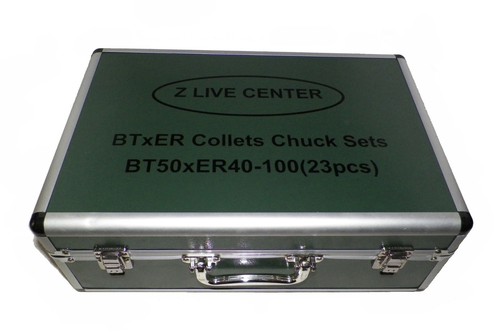 BT50 ER40 MILLING COLLET CHUCK SET 23 PCs 1/8" - 1" ER COLLETS CHUCK 3.94" Proj - Picture 4 of 5
