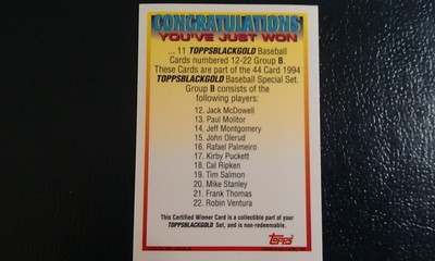Frank Thomas Kirby Puckett Cal Ripken Tim Salmon Robin ...