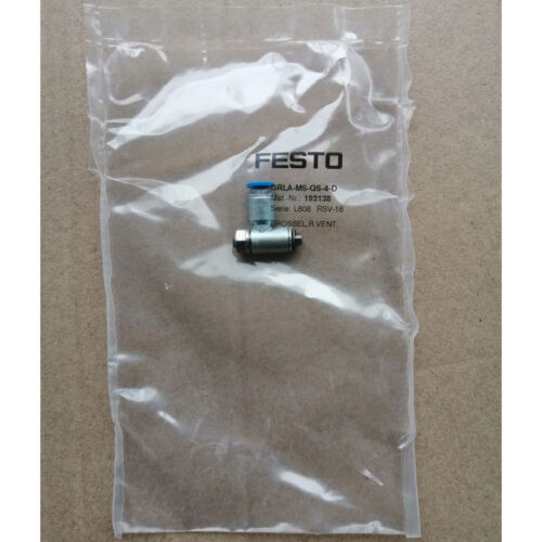 1 STCK. Neu Festo GRLA-M5-QS-4-D 193138 Drosselklappenventil Kostenloser Versand - Bild 2 von 4