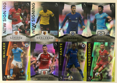 Topps Premier League Platinum Soccer 2018 # 1 - 180 Base Insert Numbered 2017/18 
