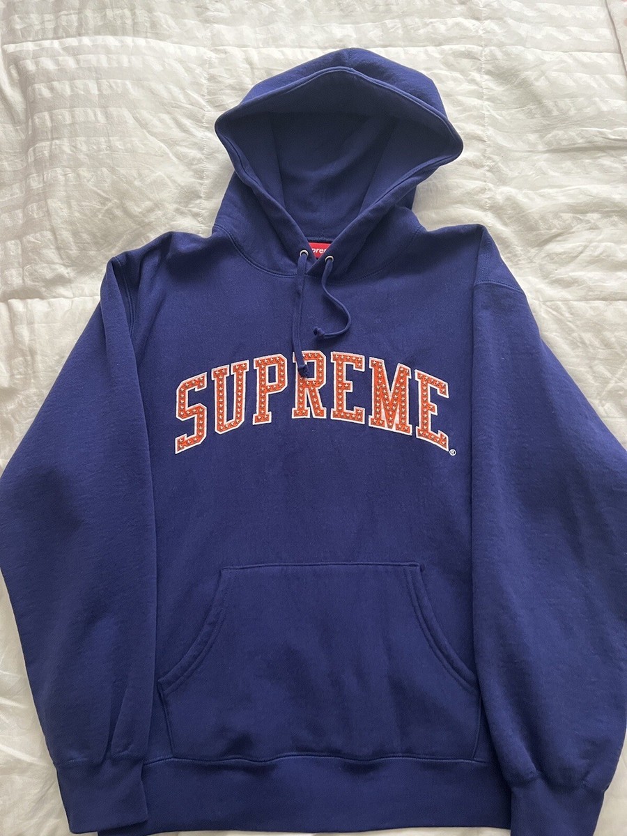 Supreme Stars Arc Hooded Sweatshirt Dark Royal Size M | eBay Supreme Stars Arc Hooded Sweatshirt Dark Royal Size M | eBay