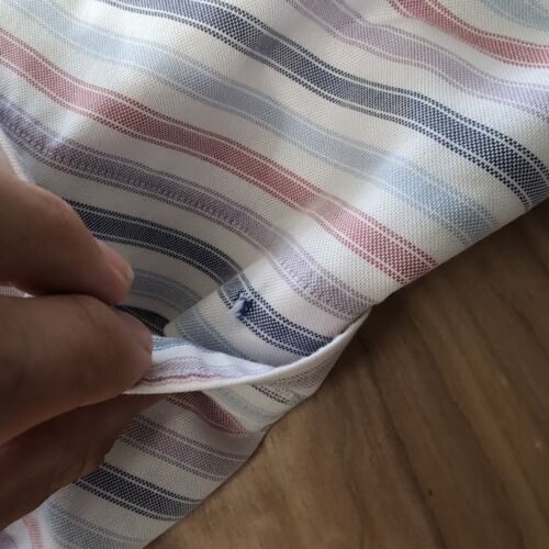 Camicia Brooks Brothers 1818 uomo 4XLT multicolore a righe non ferro Supima L/S logo - Foto 7 di 7