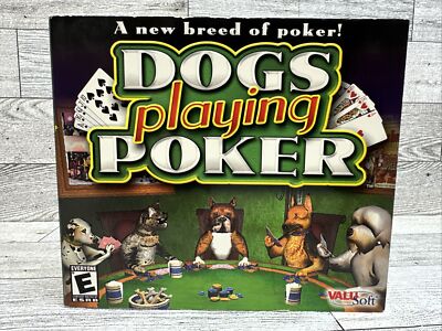Dogs Playing Poker (PC, 2002) Windows 98/ME/2000/XP CD -  A New Breed Of Poker 