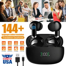 SP9X Wireless Bluetooth Intelligent 144 Languages Real Time Translation Headset