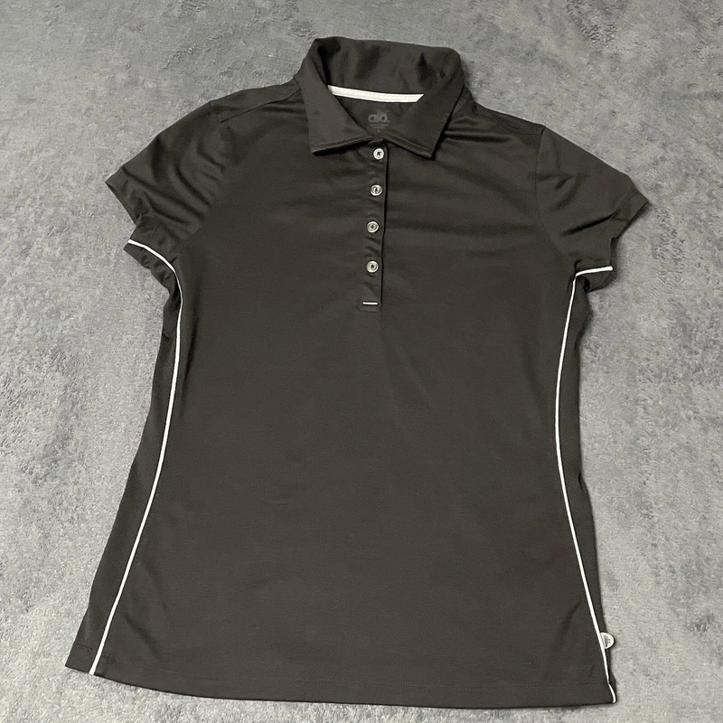 alo-yoga coolfit collared golf tennis active shirt