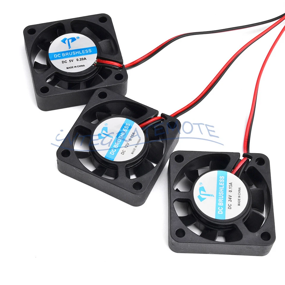 DC4010 5V/12V/24V DC Fan with Oil Brushless 4cm Cooling Silent fan for Laptop