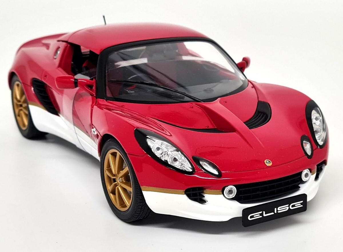 Jadi 1/18 Lotus Elise Type 49 Gold Leaf GP Livery Red Jadi 1/18 Lotus Elise Type 49 Gold Leaf GP Livery Red
