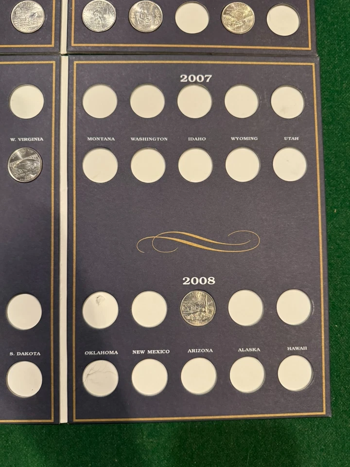 2000 Edition USA Commemorative Statehood Quarters Collector's Albums--Incomplete - Image 4 of 4