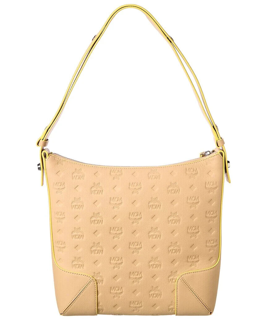 MCM V5311 Beige Medium Klara Leather Hobo Bag Size 11x11.5x4 MCM V5311 Beige Medium Klara Leather Hobo Bag Size 11x11.5x4