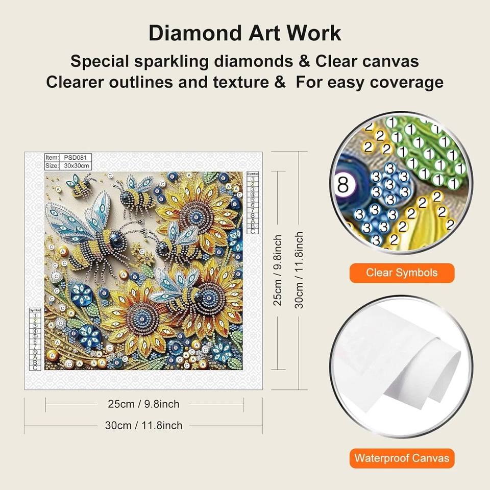5D Special Shape Diamond Art Kits for Beginners, Diamond Painting Kits for Adult - Image 2 of 4