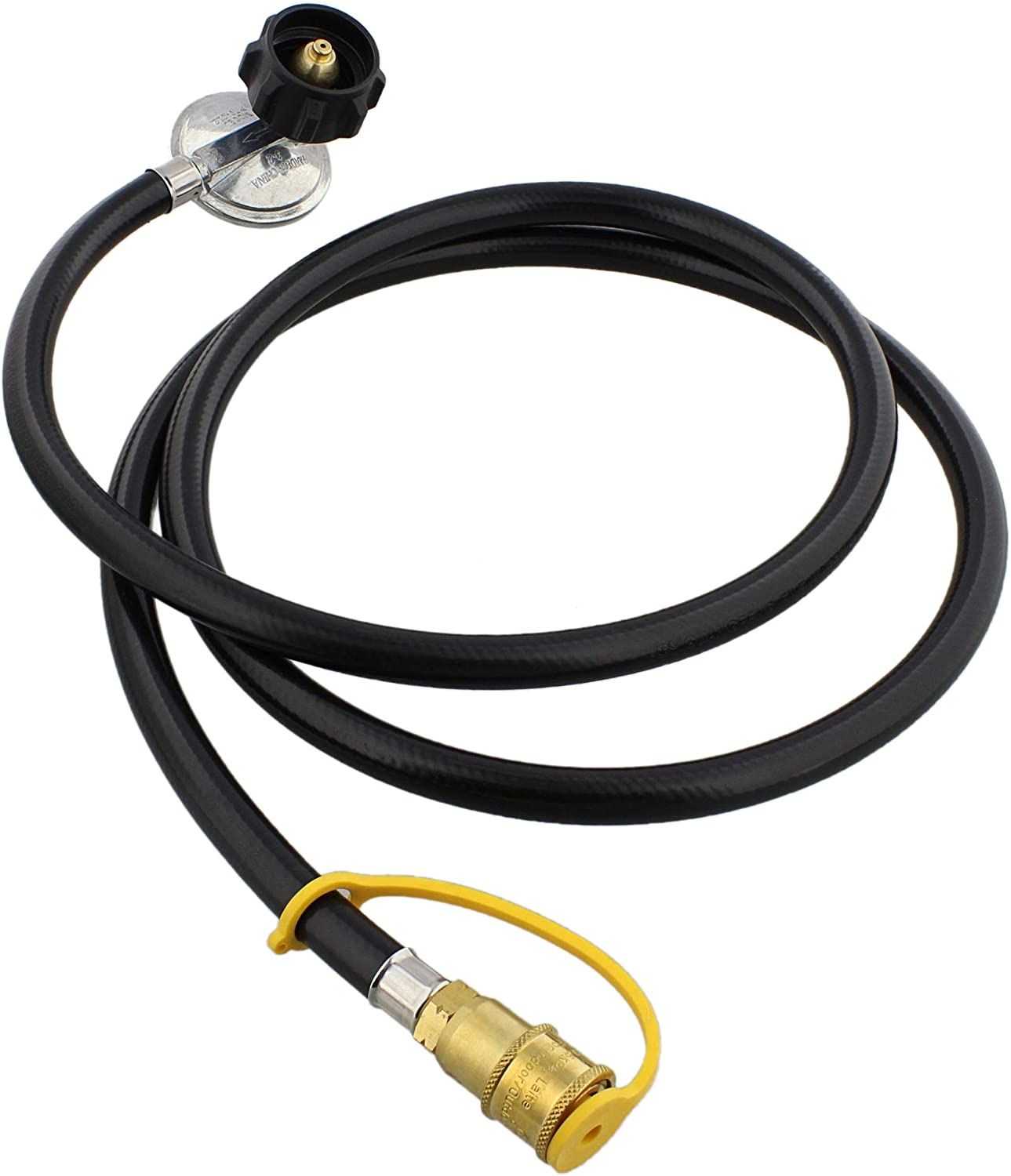 Low Pressure Regulator Hose, 8Ft Steel Propane Regulator Hose for LP