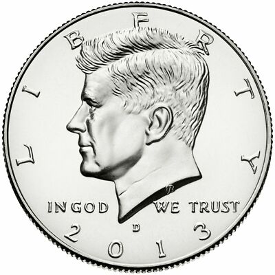 Kennedy Half Dollar 2013 D Mint - bankfrisch