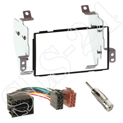 Doppel-DIN Rahmen Radioblende Adapterkabel Antenne geeignet für Nissan Note E11 