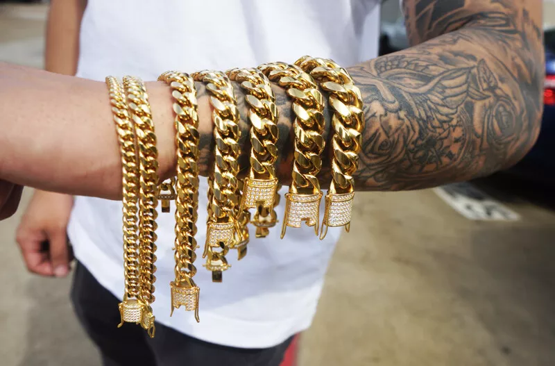 18mm cuban link bracelet deals