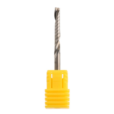Single Blade Aluminium cutting single flute CNC router bits 22mm 3.175