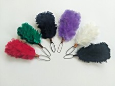 Feather Bonnet Plume Hackle 4" - 6" Scottish Piper Hackles - Various Colours