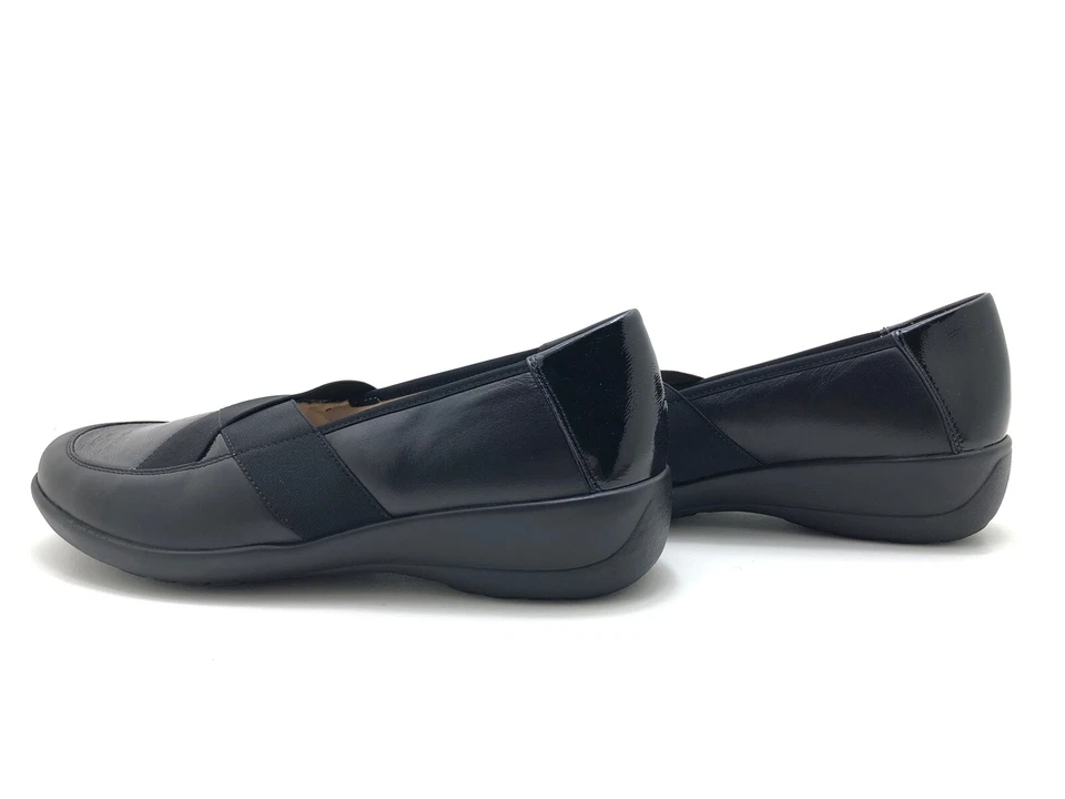 Goldkrone Damen Halbschuhe Ballerina Slipper Freizeitschuh Komfortschuh Schwarz - Bild 3 von 4