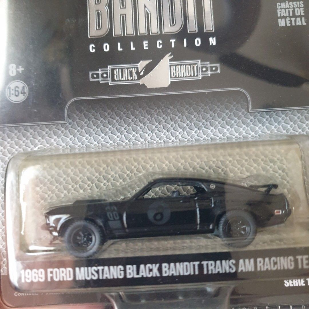 14 Greenlight 1/43 1969 マスタング 1969 Ford Mustang Black Bandit Trans Am Racing limited series 19