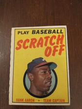1971 Topps Scratch offs (Hank Aaron) (EX)
