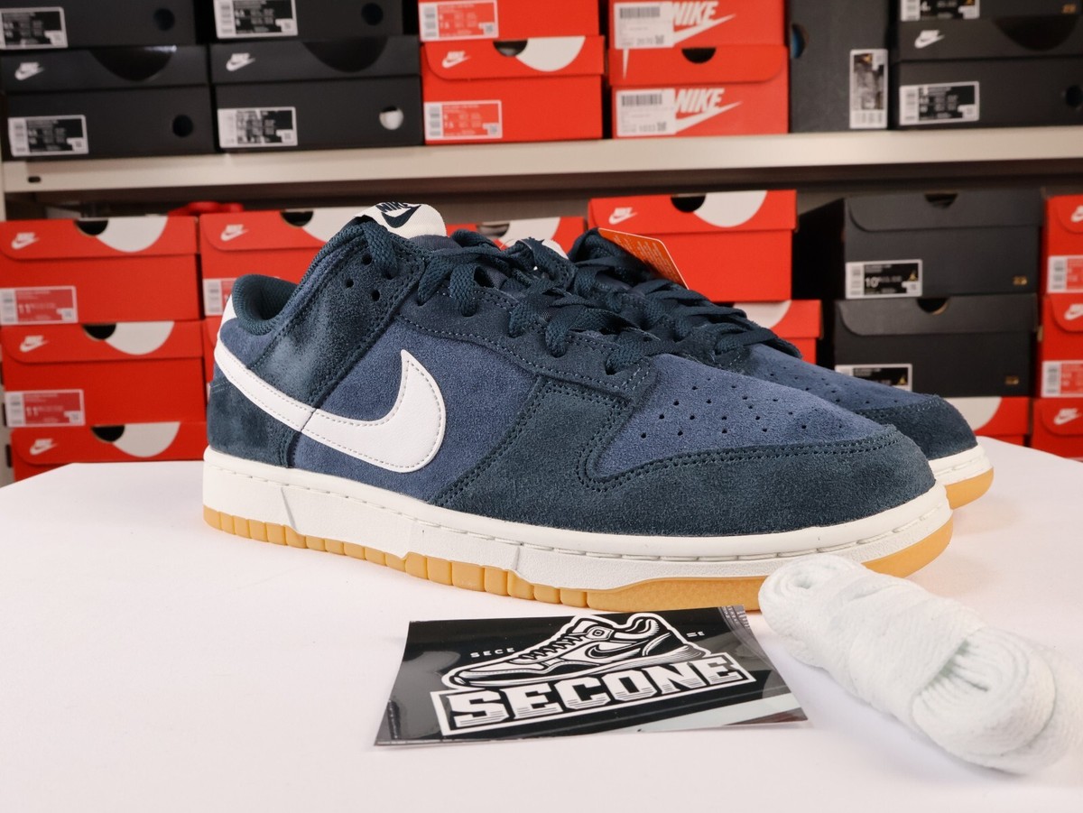 Nike Dunk Low Retro SE Armory Navy Summit White Men display picture 1